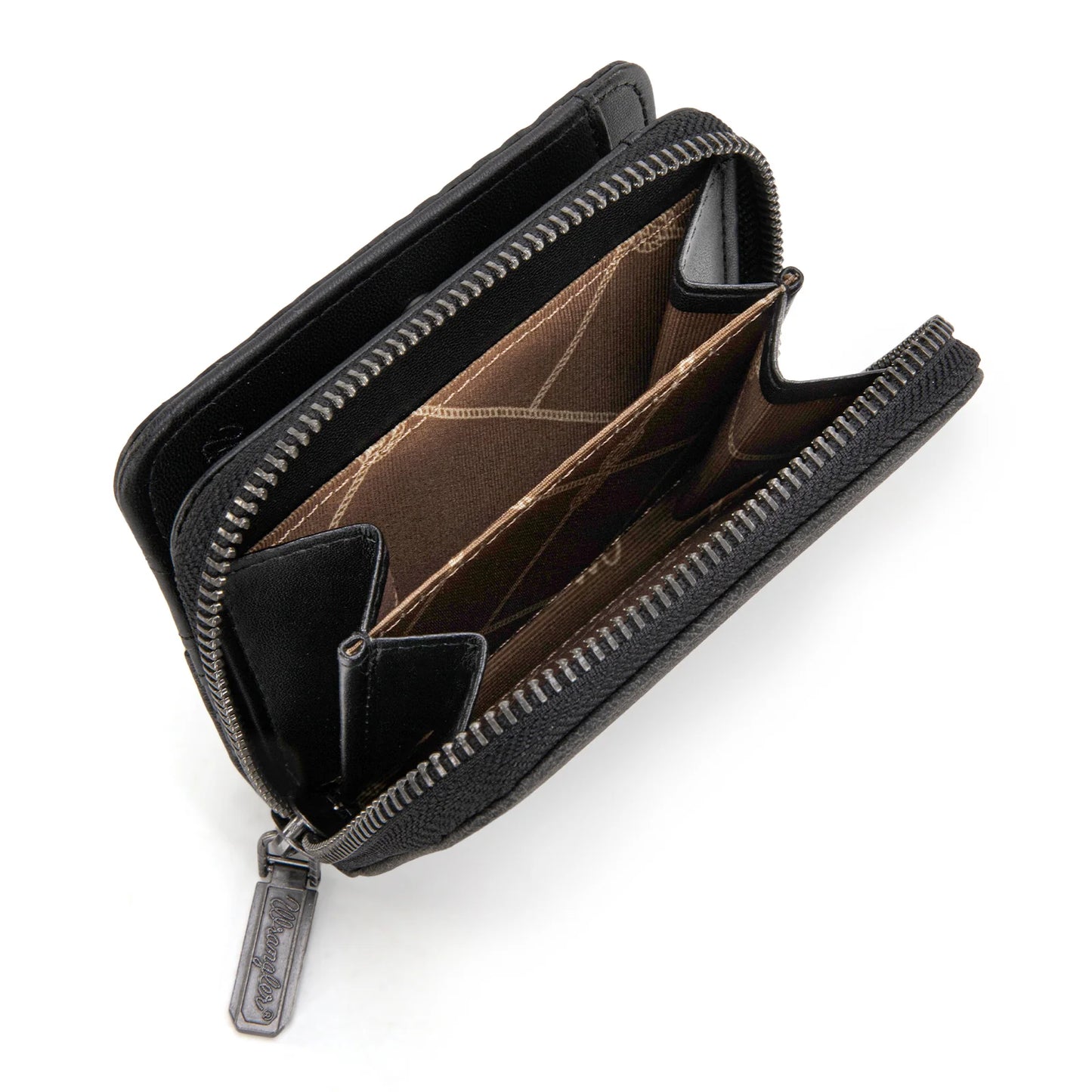 Western Tooled Wallet - Black
