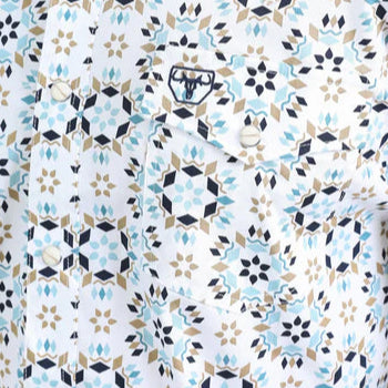 White/Blue L/S