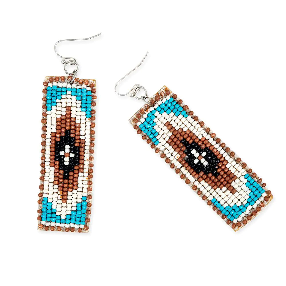 Ivory & Mocha Earrings