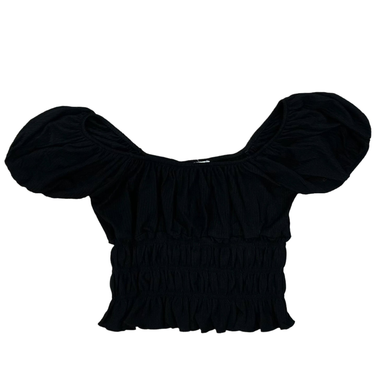 Cropped Puff Sleeve