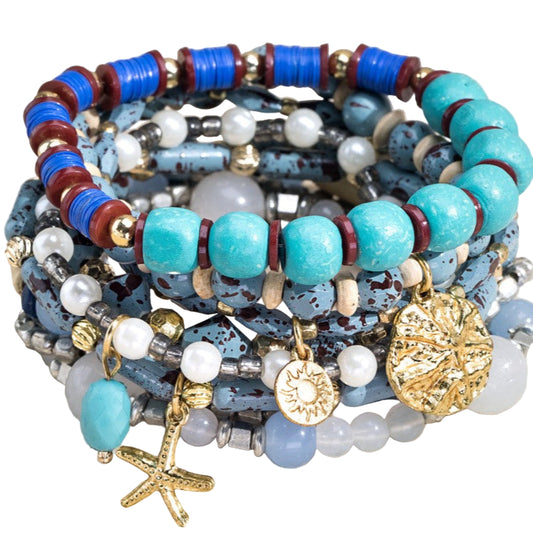 Starfish Bracelet Set