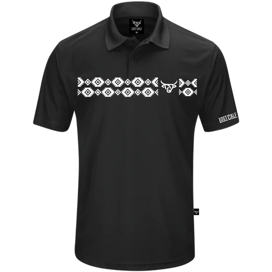 LC - Black Aztec Polo
