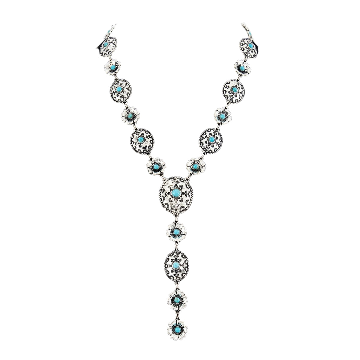 Western Concho Necklace