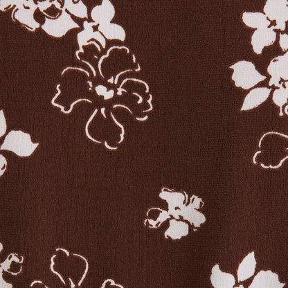 Front Tie L/S Floral Top