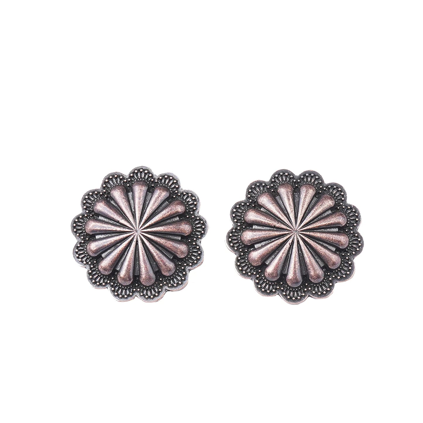 Bronze Flower Earring