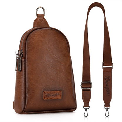 Sling Bag/Crossbody/Chest Bag - Brown