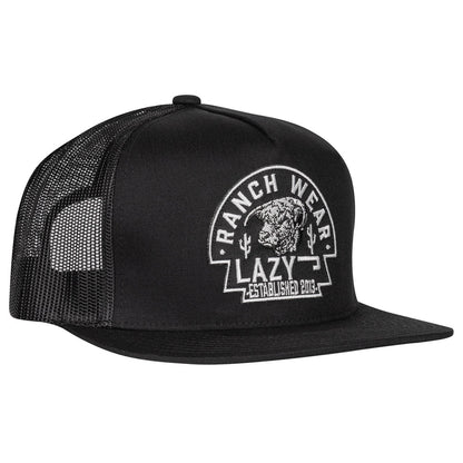 Black & Black 4" TRW Arrowhead Patch Cap