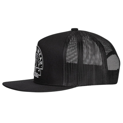 Black & Black 4" TRW Arrowhead Patch Cap