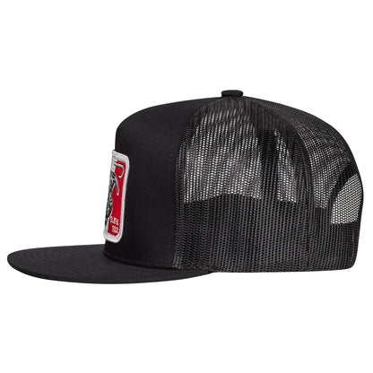 Black & Black 4" Mexico Bull Patch Cap