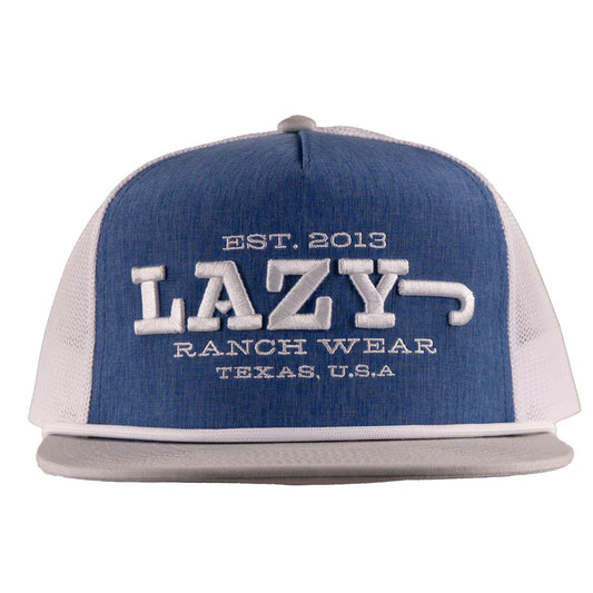 Blue & White Dime Box Hat