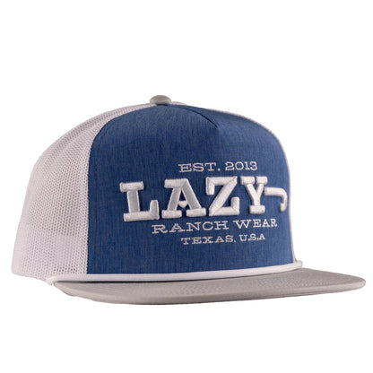 Blue & White Dime Box Hat