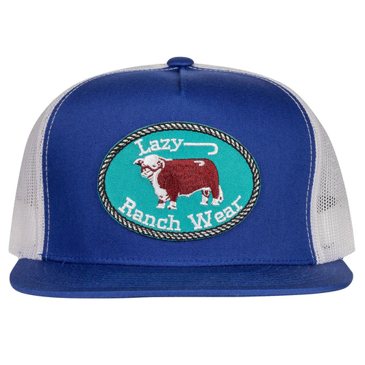 Blue & White Original Buckle Hat