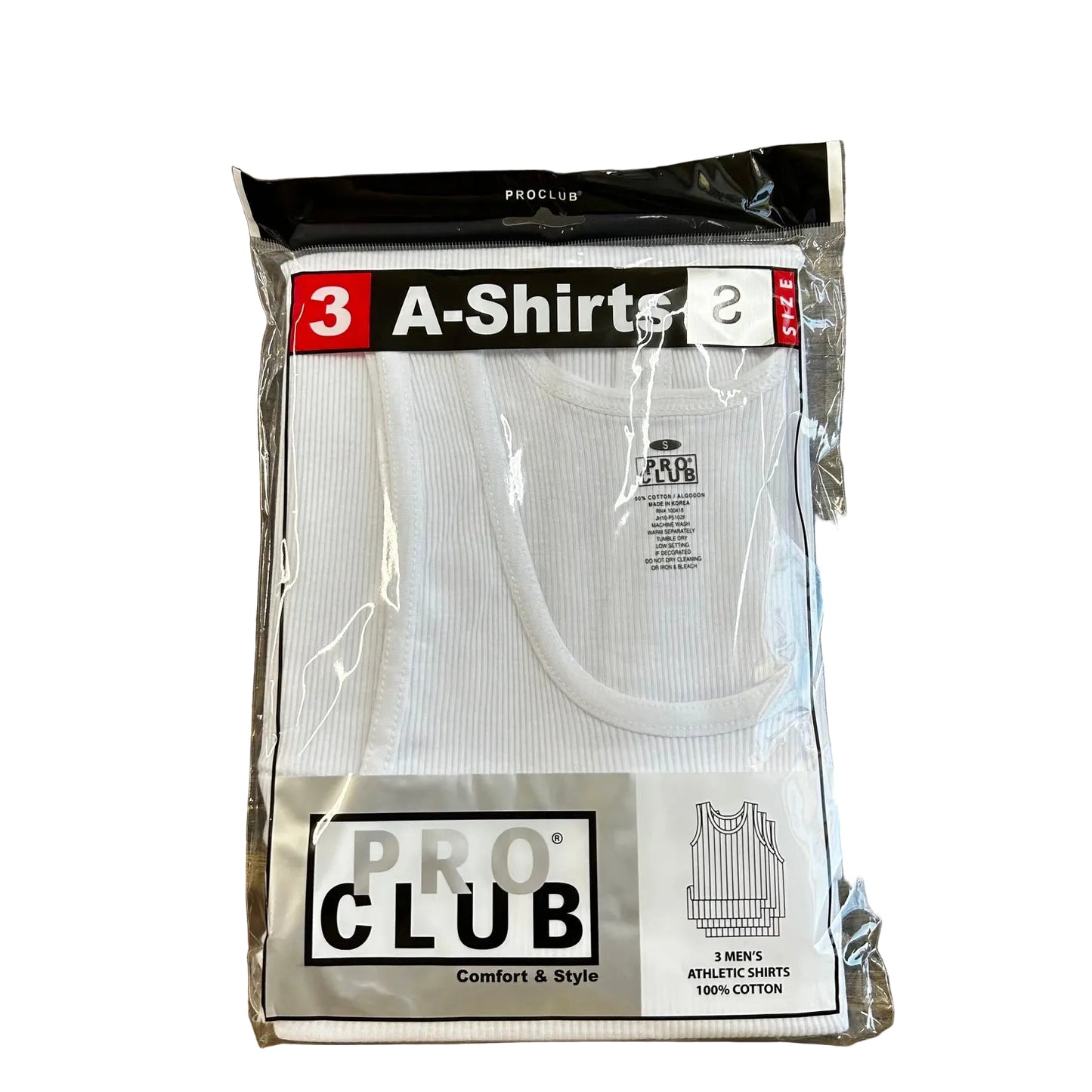 Premium Ringspun Cotton Ribbed A-Shirt - White