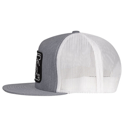 Heather Grey & White Black Elevation Hat