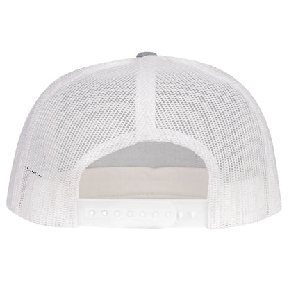 Heather Grey & White Black Elevation Hat