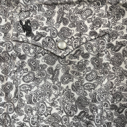 White Paisley S/S
