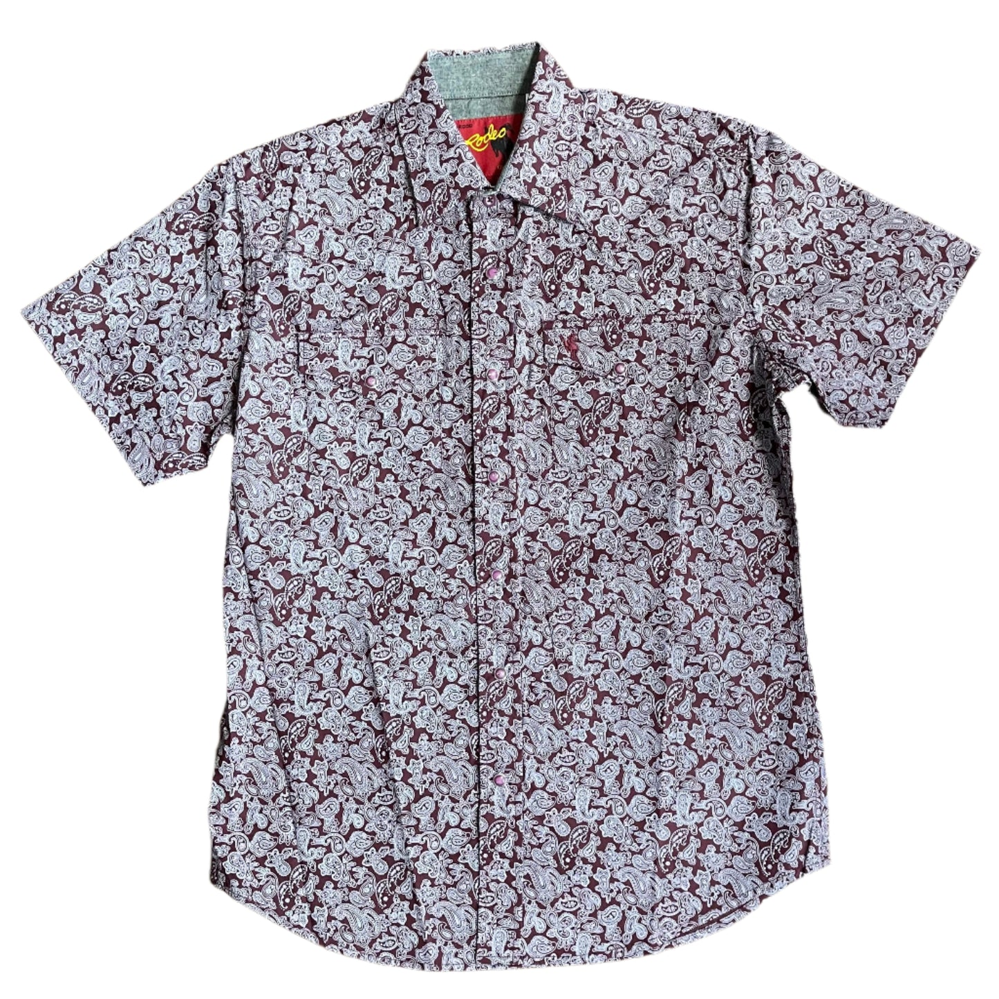 Plum Paisley S/S