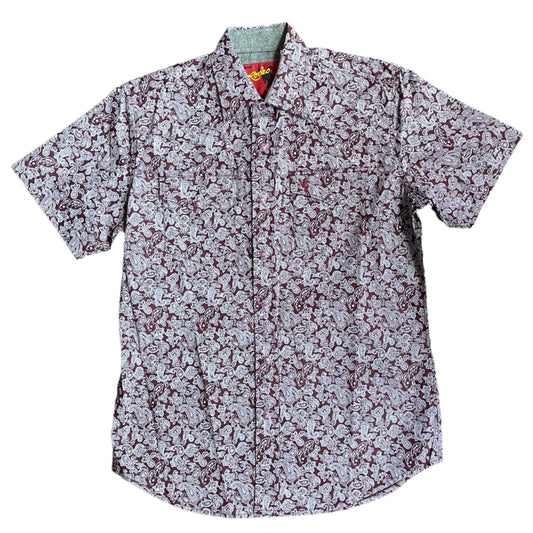 Plum Paisley S/S