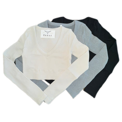 Seamless Rib L/S Top