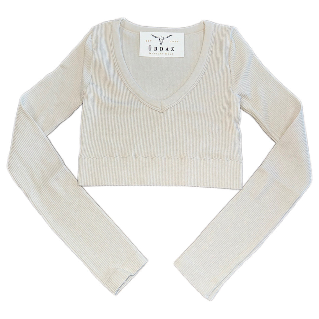 Seamless Rib L/S Top