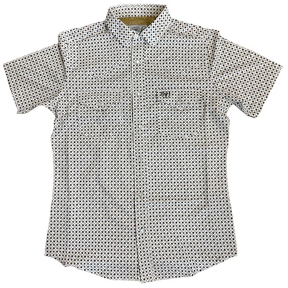 Geo Print S/S - White