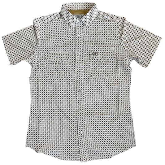 Geo Print S/S - White