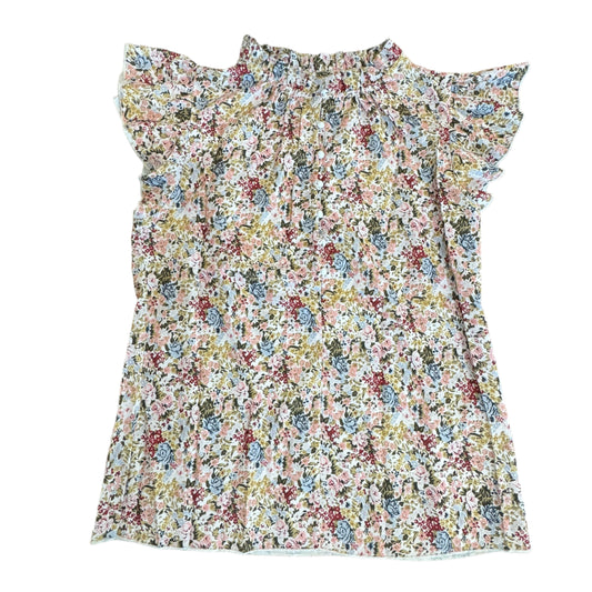 Red Boho Floral Top