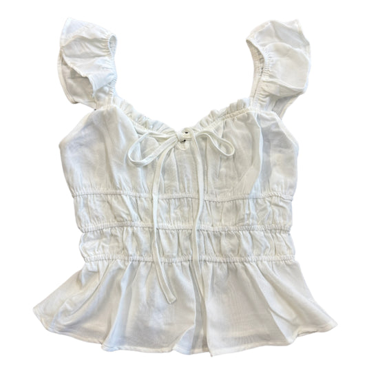 Ruffle Trim Blouse