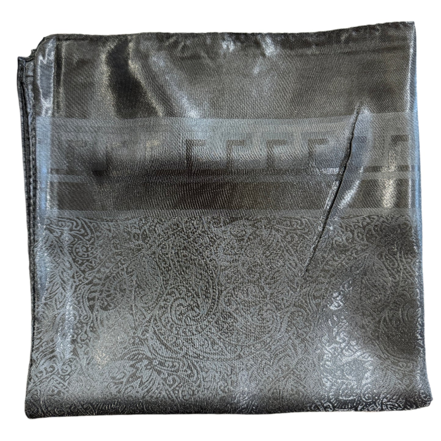 Black Jacquard Wild Rag