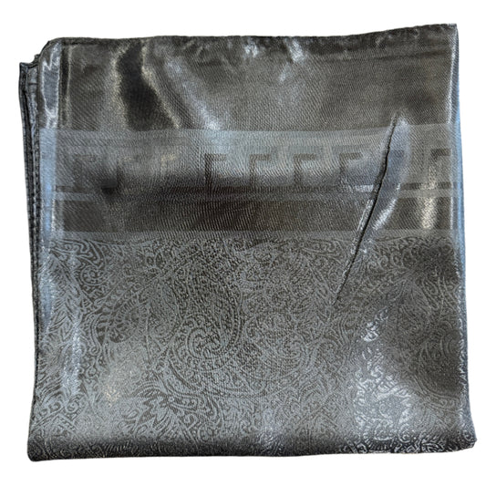 Black Jacquard Wild Rag