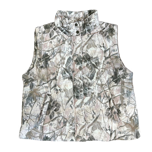 Leafy Puffer Vest