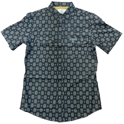 Kaleidoscope Western Shirt - Black