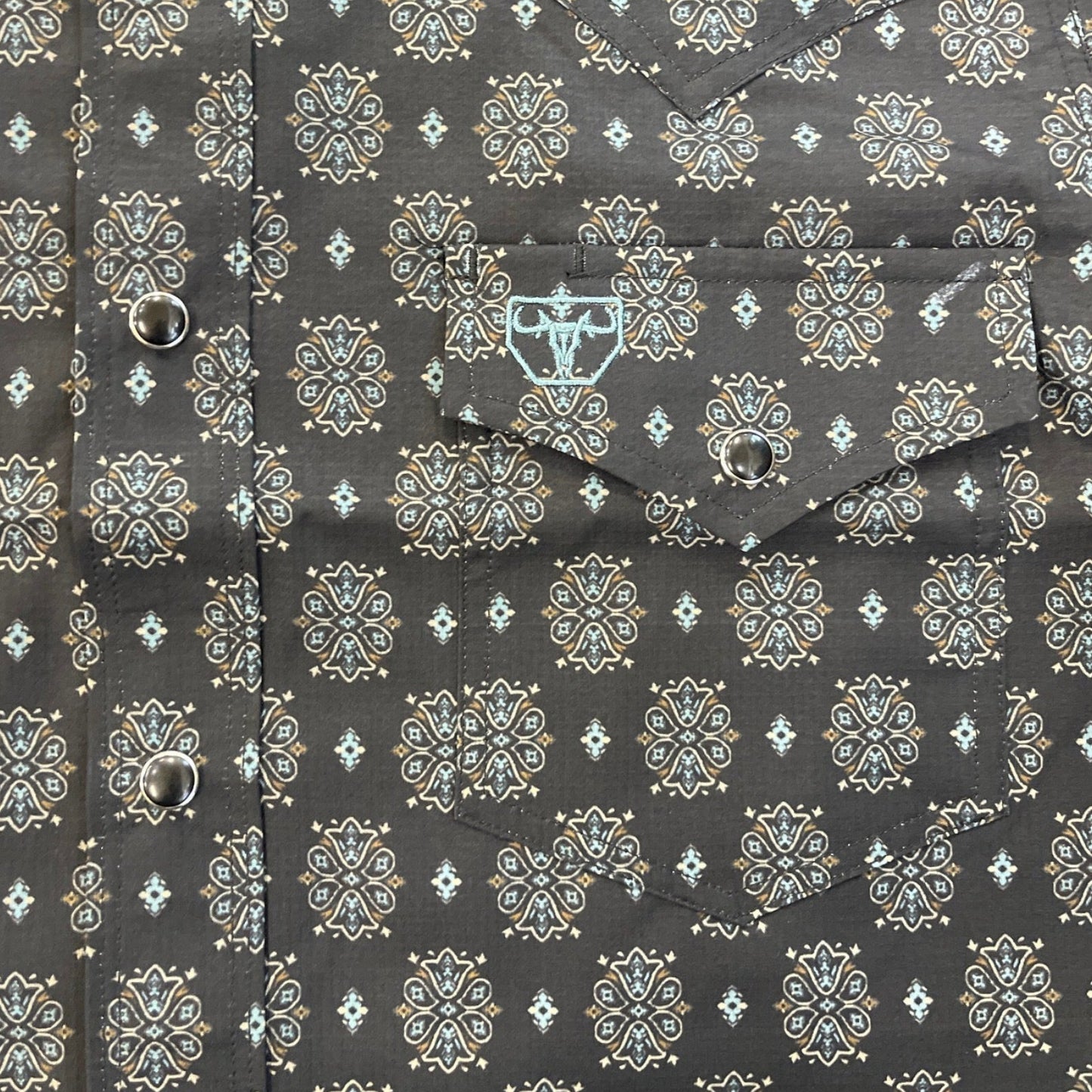 Kaleidoscope Western Shirt - Black