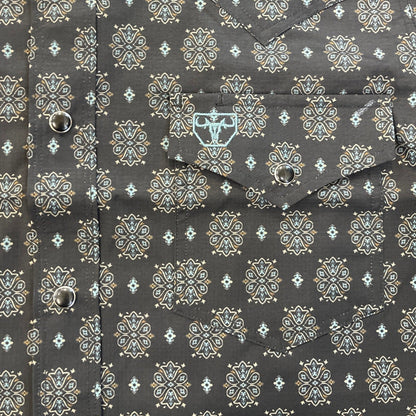 Kaleidoscope Western Shirt - Black