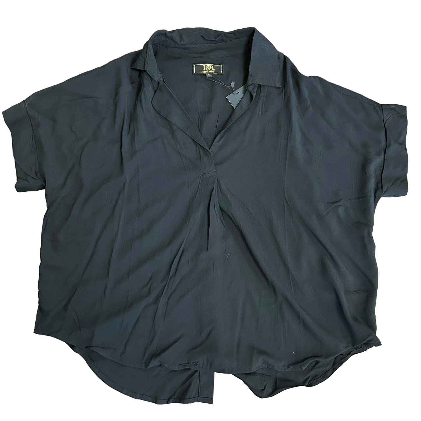 Black Button Blouse
