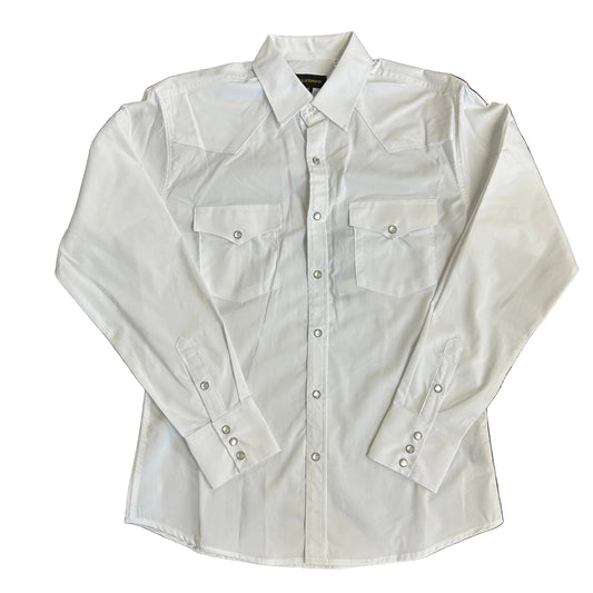 White Peal Snap Long Sleeve