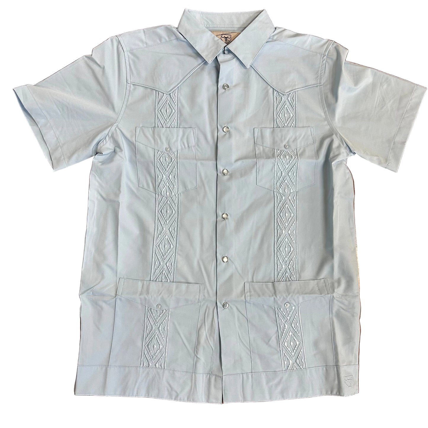 Modern Guayabera - Light Blue