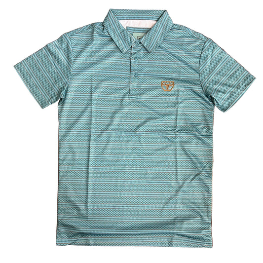 Aztec Performance Polo - Blue
