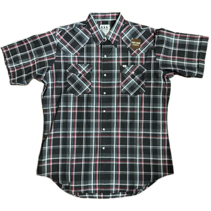 Gray/Red Plaid S/S