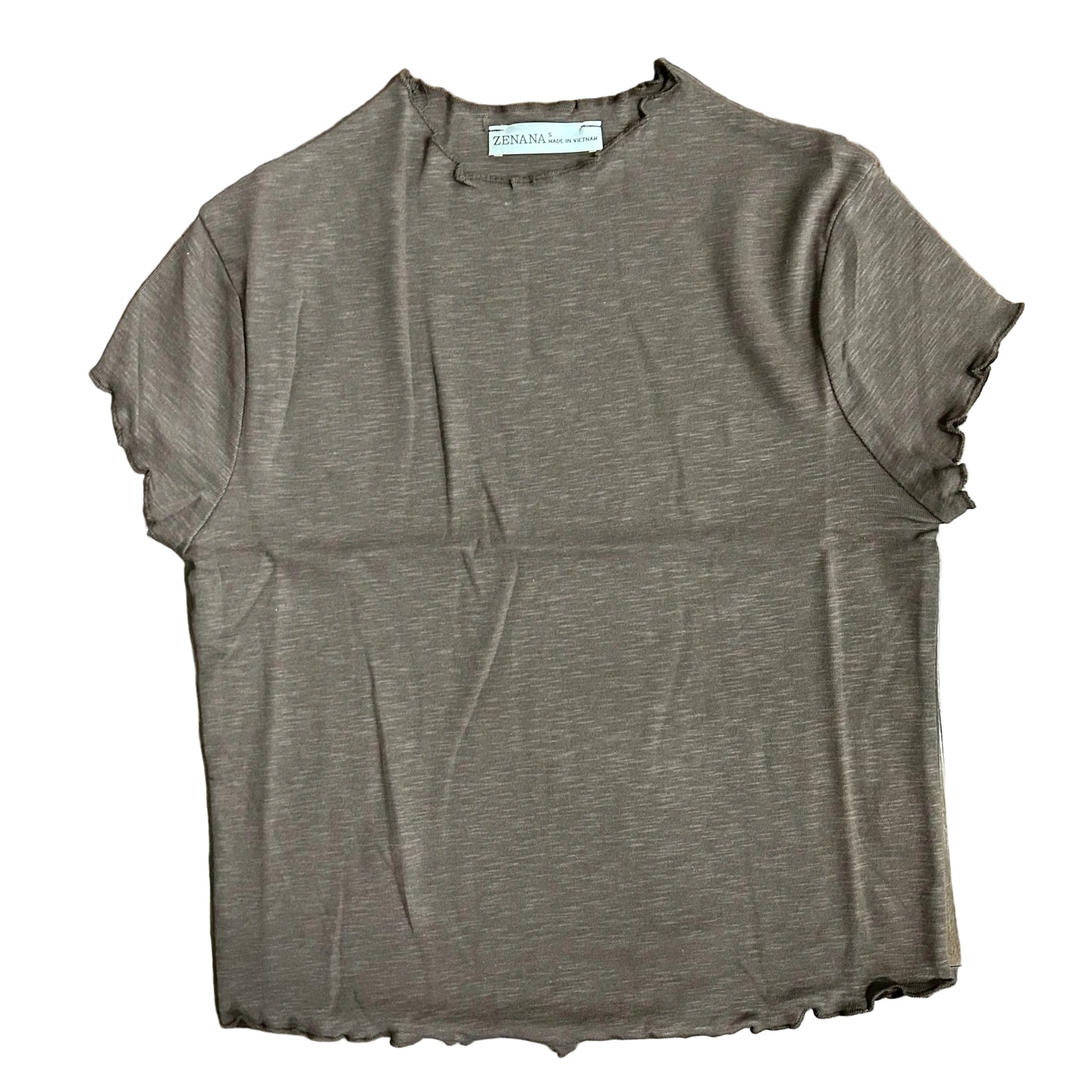 Cotton Modal Cropped Tee