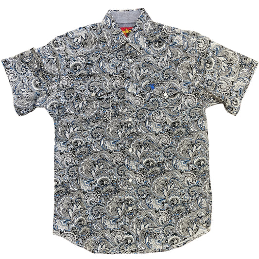 Blue Paisley S/S