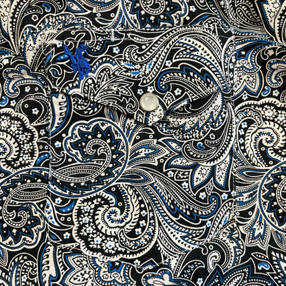 Blue Paisley S/S
