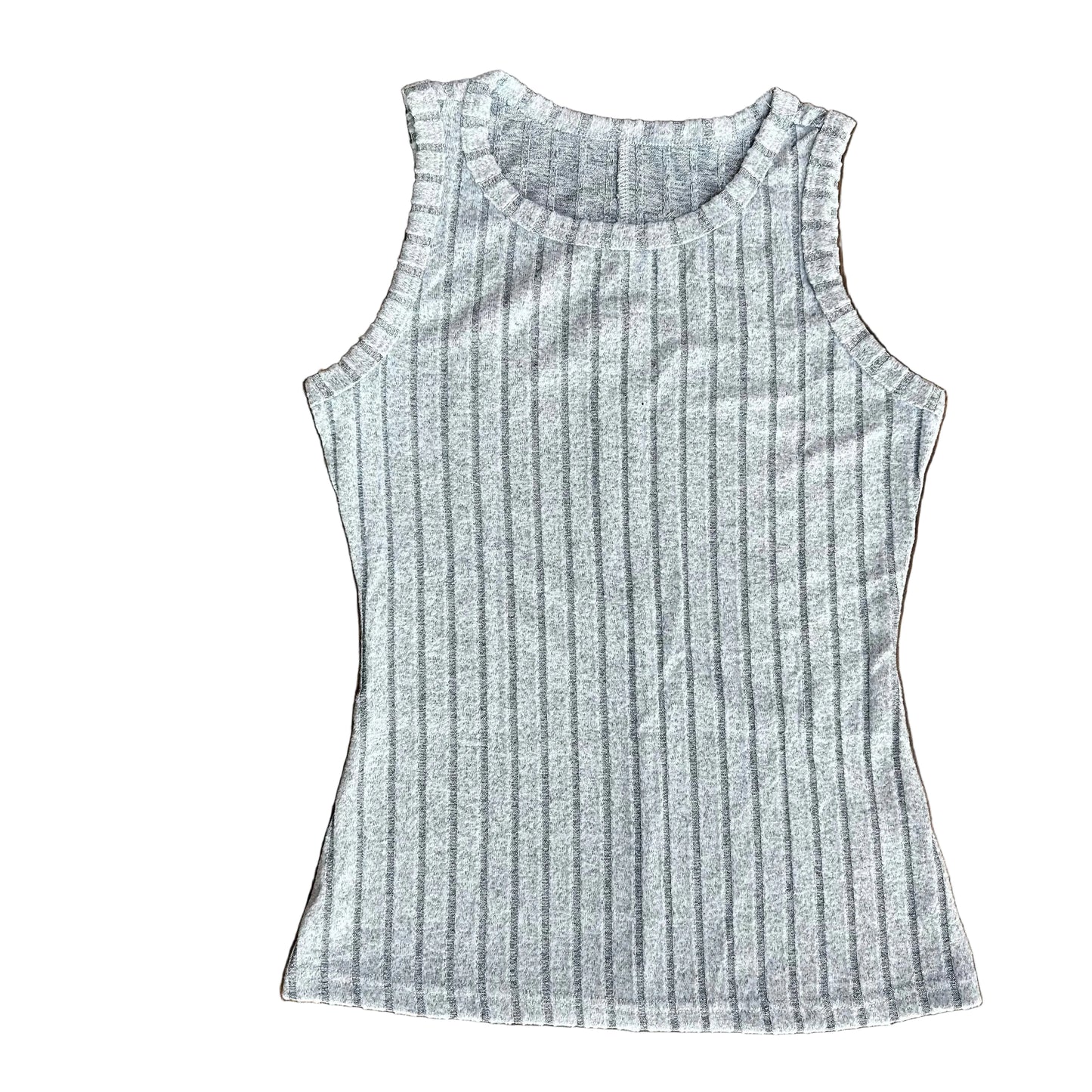 Slim Ribbed Tank - Sky Blue
