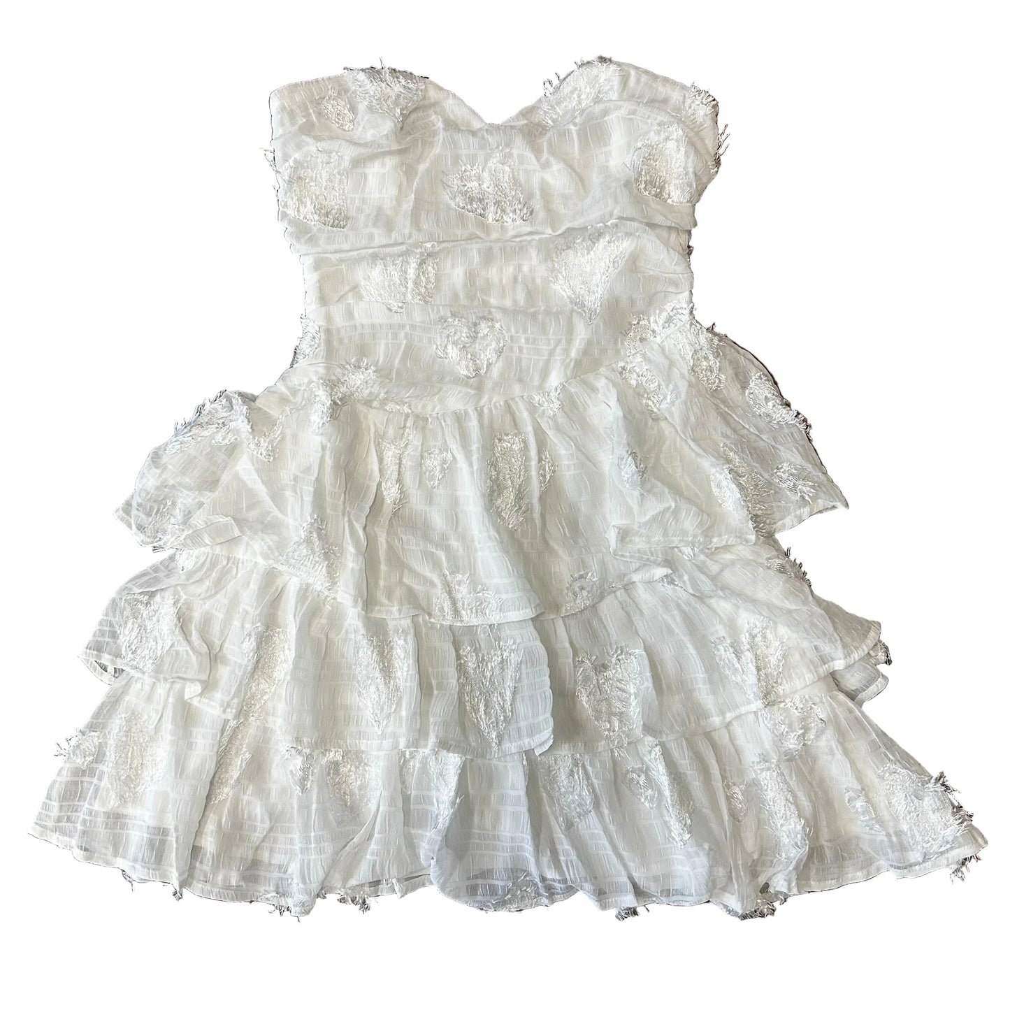 Asymmetrical Tiered Mini Dress