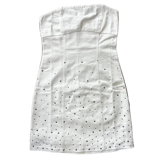 Solid Woven Mini Dress