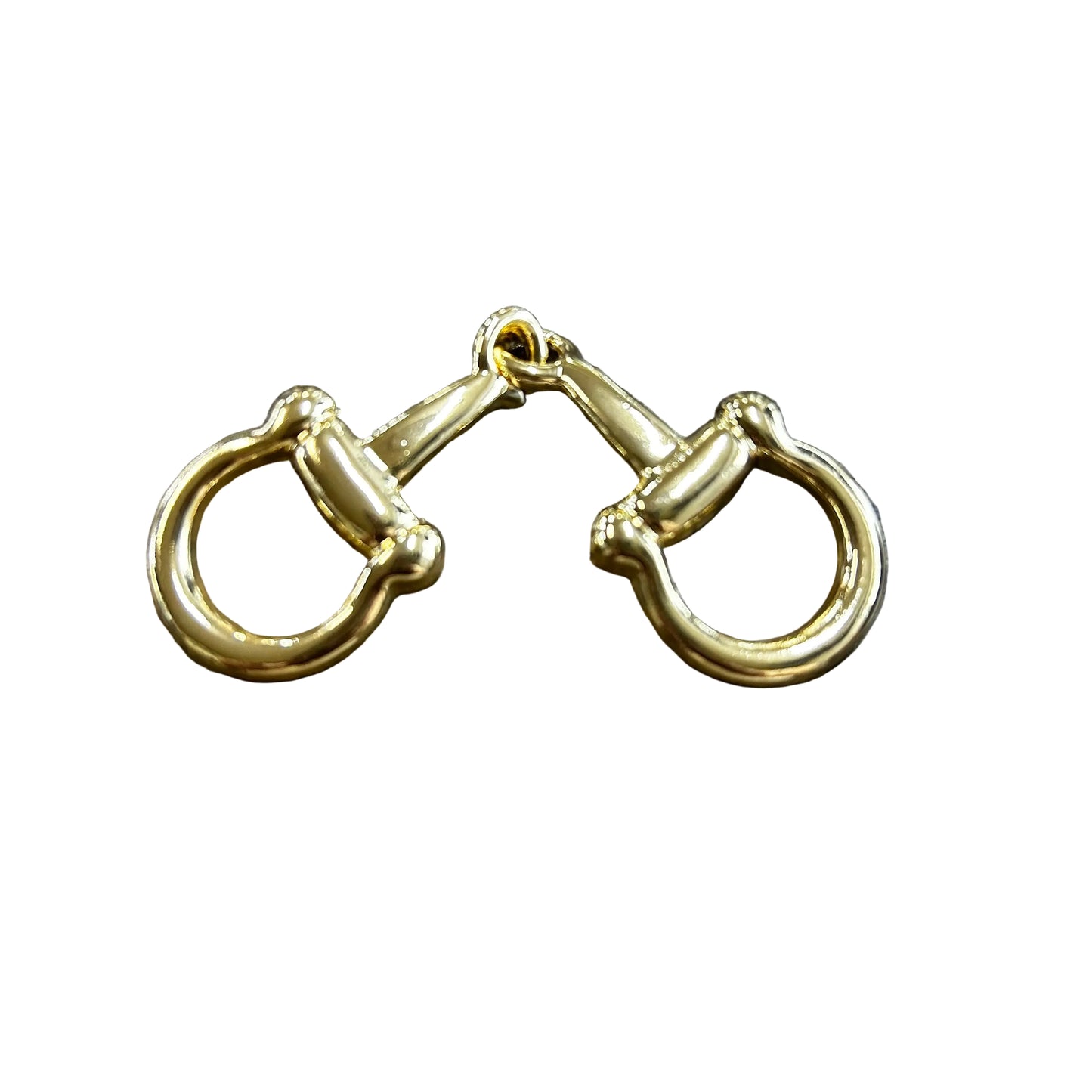 Snazzy Snaffle Scarf Slide - Gold