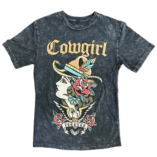 Cowgirl Forever Tattoo Tee