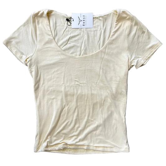 Double Layer Scoop Neck Top