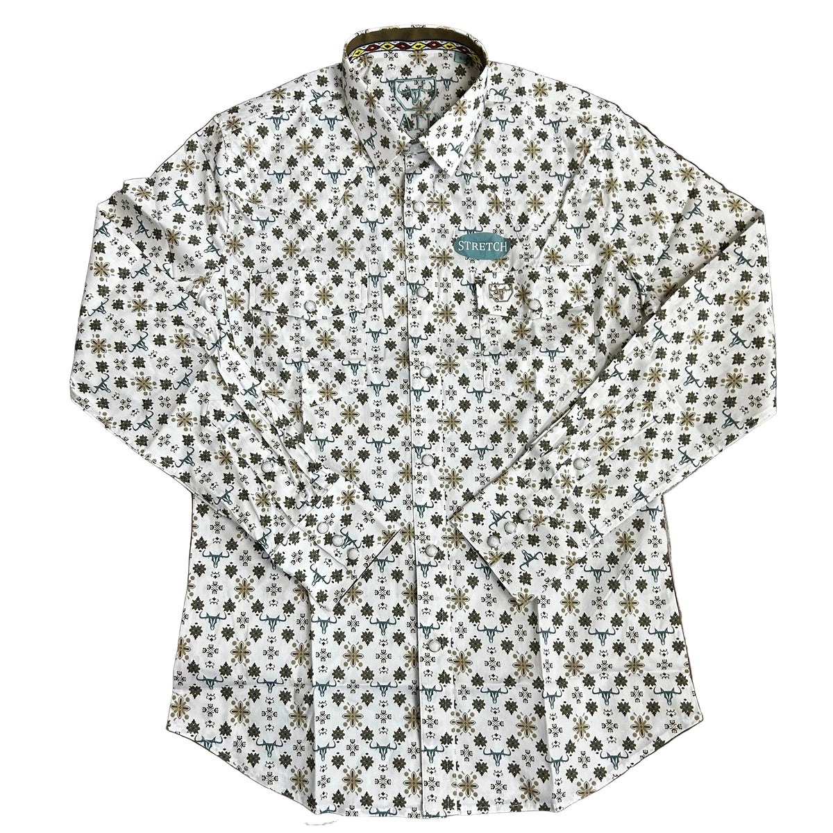 Longhorn Medallion Western Shirt