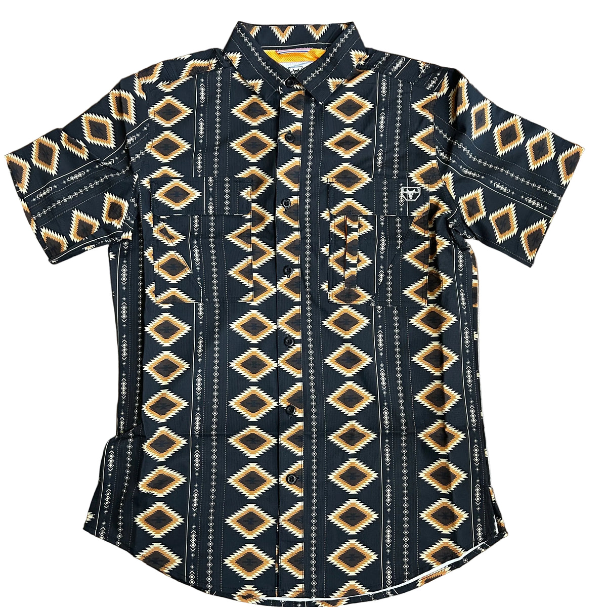 Diamond Tribal Print Performance S/S